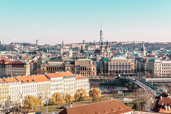 Vista panorámica de Praga, República Checa — Foto de Stock