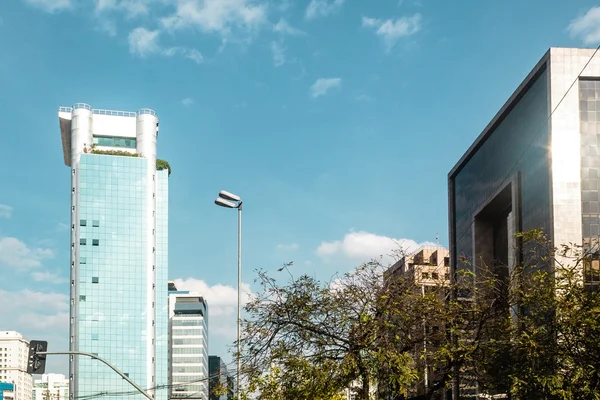 Buildings and Streets of Sao Paulo, Brazil (Brasil) — Stock Photo, Image