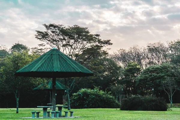 Villa-Lobos Park in San Paulo (Sao Paulo), Brazil (Brasil) — ストック写真