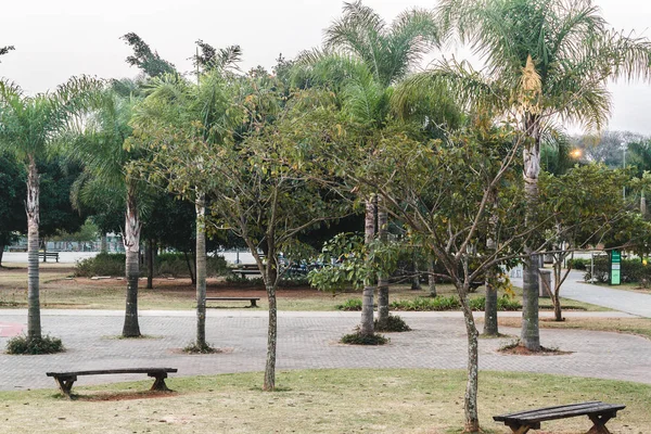 Villa-Lobos Park en San Paulo (Sao Paulo), Brasil ) — Foto de Stock