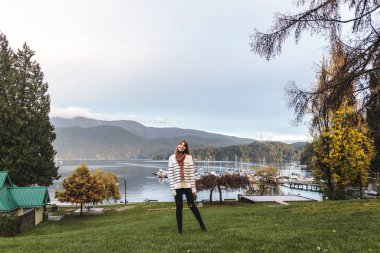 Kız Deep Cove North Vancouver, Bc, Kanada