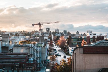 Vancouver Bc, Kanada sokaklarında