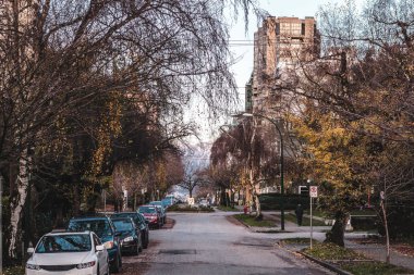 Vancouver Bc, Kanada sokaklarında