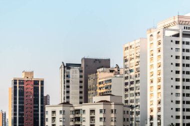 Sao Paulo, Brezilya Paulista Avenue yakınındaki binalar
