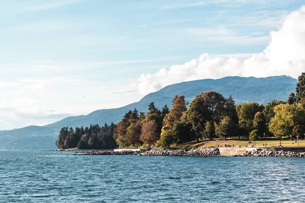 Stanley Park και τη θάλασσα στο Βανκούβερ, Καναδάς — Φωτογραφία Αρχείου