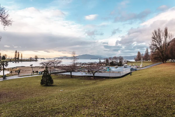 English Bay Beach Park in Vancouver, Canada — Stock Photo, Image
