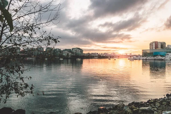 False Creek en Vancouver, Canadá — Foto de Stock