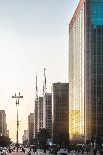 Paulista Avenue in Sao Paulo, Brazil — Stock Photo, Image