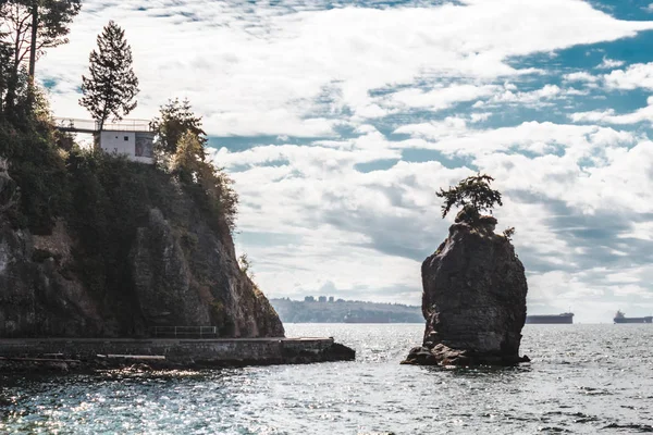 Siwash Rock in Vancouver, Bc, Canada — Stockfoto