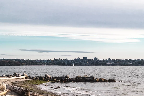 Stanley Park και το μόλο στο Vancouver, Bc, Καναδάς — Φωτογραφία Αρχείου