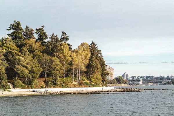 Stanley Park y Seawall en Vancouver, BC, Canadá — Foto de Stock