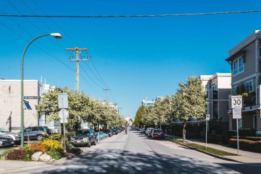 Konut sokaklarında Vancouver, Bc, Kanada