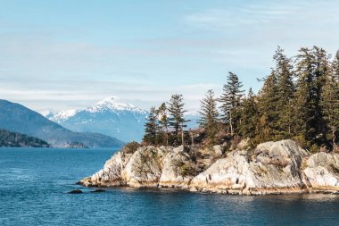 Whytecliff Park yakınındaki Horseshoe Bay West Vancouver, Bc, Kanada