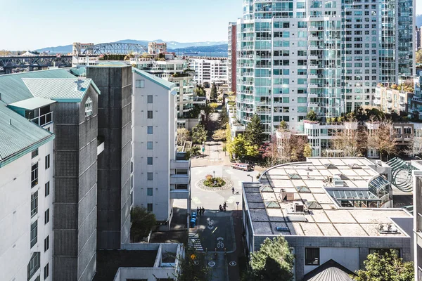 Edificios en el centro de Vancouver, BC, Canadá — Foto de Stock