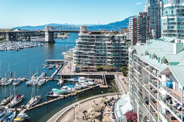 Edificios en el centro de Vancouver, BC, Canadá — Foto de Stock