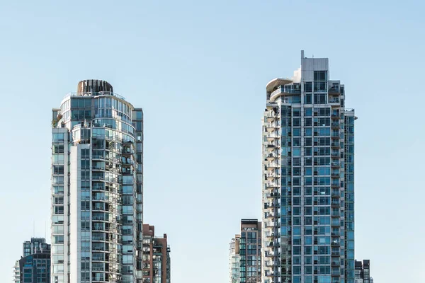 Edificios en el centro de Vancouver, BC, Canadá — Foto de Stock