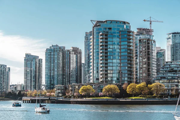 Gebouwen in het centrum van Vancouver, Bc, Canada — Stockfoto