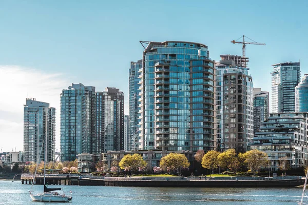 Gebouwen in het centrum van Vancouver, Bc, Canada — Stockfoto