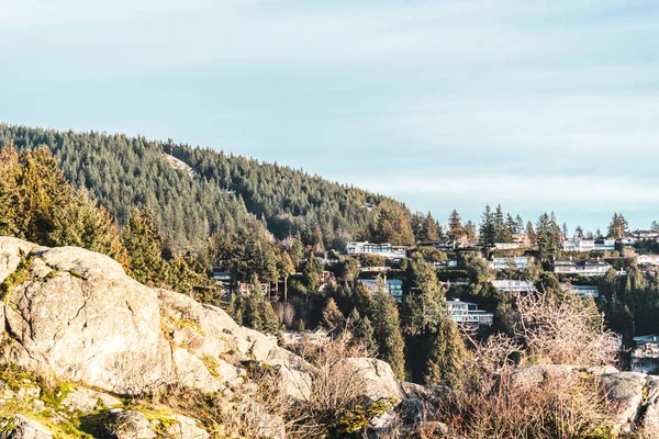 Уайтклифф Парк около залива Консоу в Западном Ванкувере, Британская Колумбия, Канада — стоковое фото