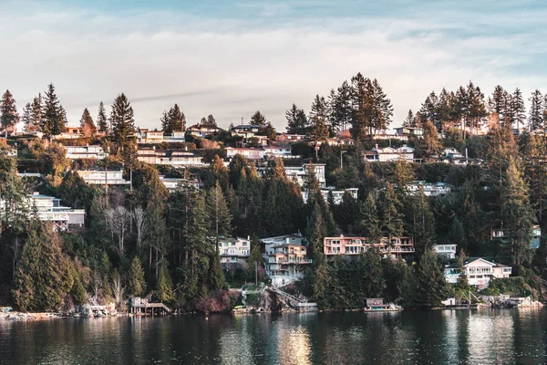 Huizen Horseshoe Bay in West Vancouver, Bc, Canada — Stockfoto