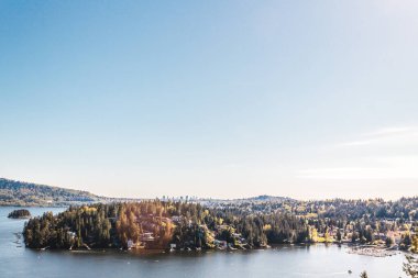 Derin koyu görünümden ocağı Rock Kuzey Vancouver, Bc, Kanada