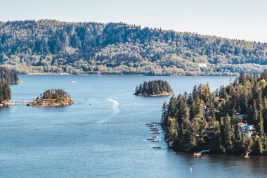North Vancouver, Bc, Kanada, taş ocağı Rock görünümünden Belcarra