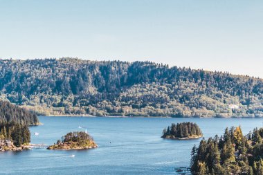 North Vancouver, Bc, Kanada, taş ocağı Rock görünümünden Belcarra