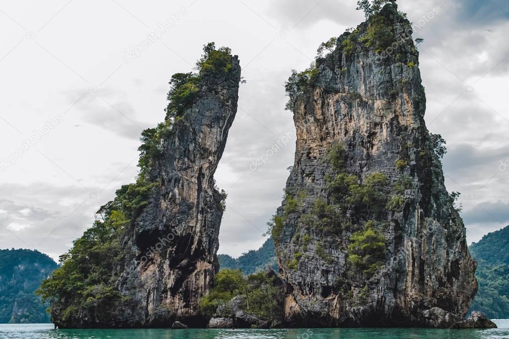 Islands of Phang Nga Bay in Thailand