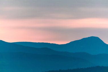 Vancouver, Bc, Kanada aralığında dağlar