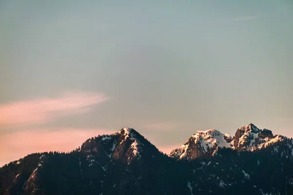 Vancouver, Bc, Kanada aralığında dağlar — Stok fotoğraf