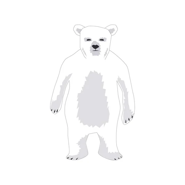 Illustration Polar Bear Vector International Polar Bear Day — Stock Vector