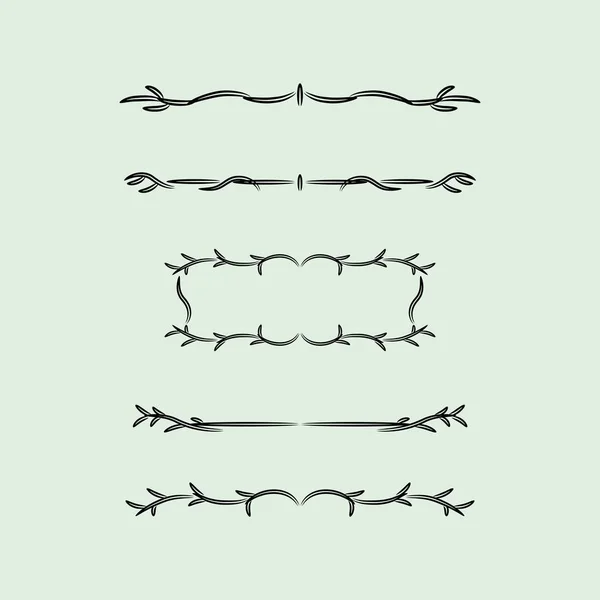 Çizgileri olan Vintage Design Elements, Çizgileri olan Vintage Design Elements