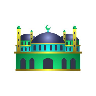 Kubbeli bir cami binası, Kubbeli bir cami binası tasviri