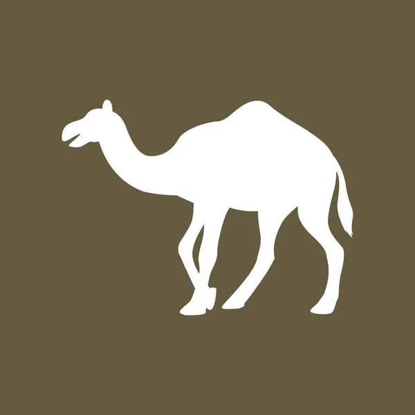 Ilustración Camello Del Desierto Brown Ilustración Camello Del Desierto Brown — Archivo Imágenes Vectoriales