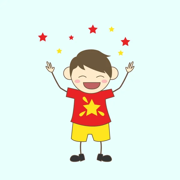 Celebrating International Children Day — Stock Vector