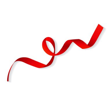 Dekorasyon için kırmızı kurdele