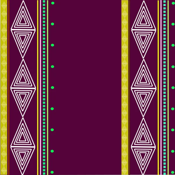 Modèle de rayures vectorielles colorées. texture sans couture tribale . — Image vectorielle