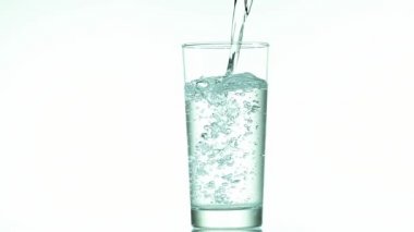 Poudering su cam içine 