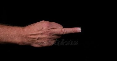 Bir sigara gibi yavaş hareket 4 k yanıkları bir parmak ile adamın elini