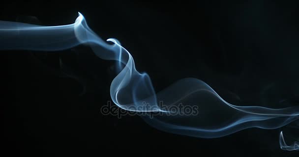 Humo de Cigarrillo subiendo — Vídeos de Stock