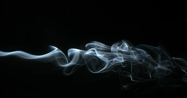 Fumaça de cigarro subindo — Vídeo de Stock