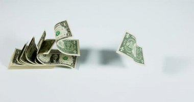 1 bize Doları banknot uçan 