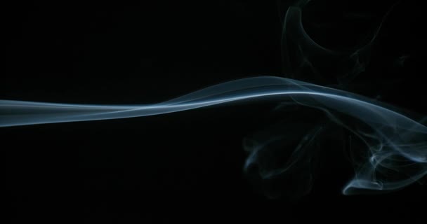Дим піднімається сигарети — стокове відео