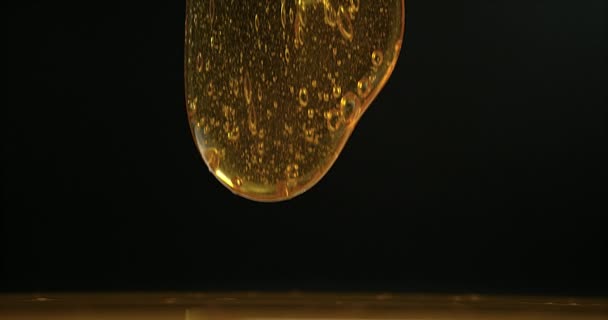Свіжий мед тече — стокове відео