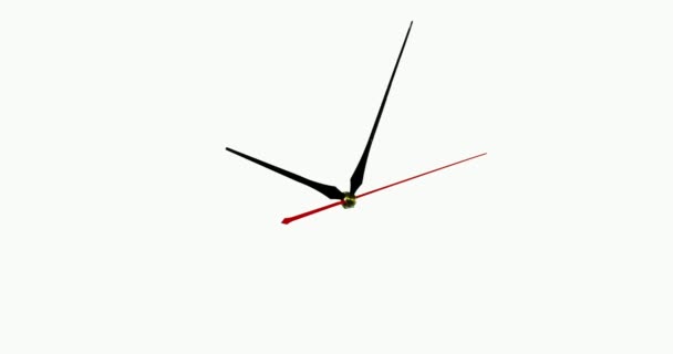 Tiempo Que Pasa Agujas Reloj Que Gira Lapso Tiempo — Vídeo de stock