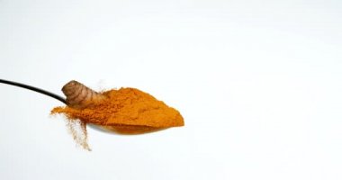 Zerdeçal, sokağa çıkma yasağı, kökler sokağa çıkma yasağı tozu, Hint Baharatı, Yavaş Hareket 4k