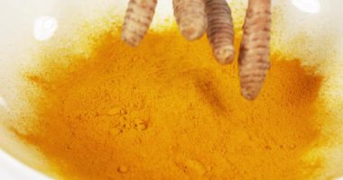 Zerdeçal, sokağa çıkma yasağı, kökler sokağa çıkma yasağı tozu, Hint Baharatı, Yavaş Hareket 4k