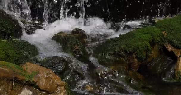 Waterval Courseulles Sur Mer Normandië Frankrijk Real Time — Stockvideo