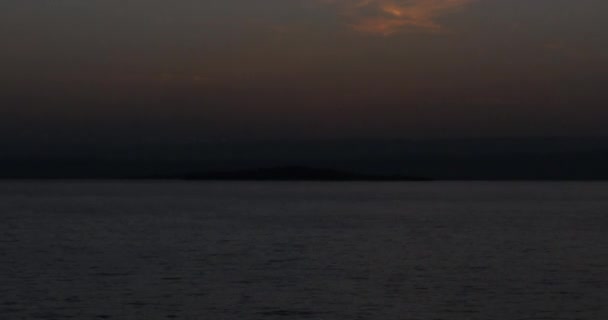 Oceano Nascer Sol Camargue Sudeste França Time Lapse — Vídeo de Stock