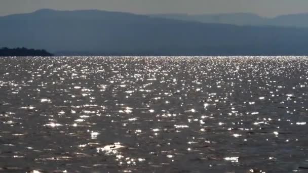 Danau Baringo Landscape Kenya Gerakan Lambat — Stok Video